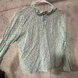 Vintage Floral Blouse